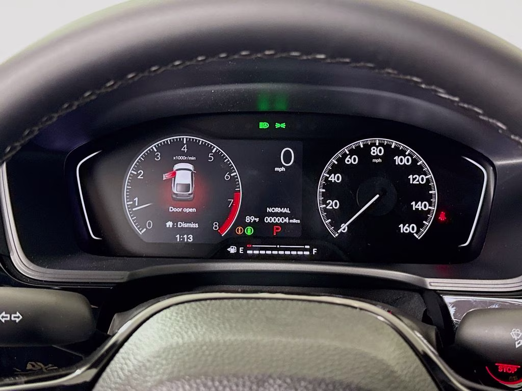 2026 Platinum White Pearl Honda Civic Sport FWD Hatchback