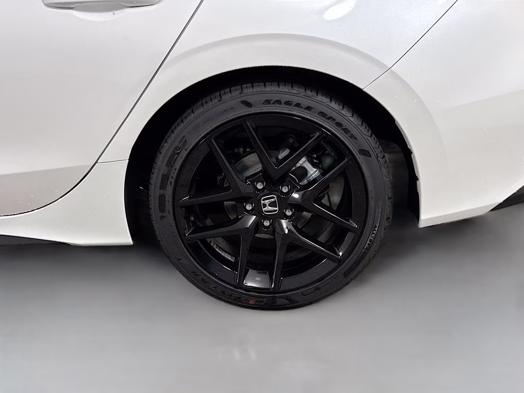 2026 Platinum White Pearl Honda Civic Sport FWD Hatchback