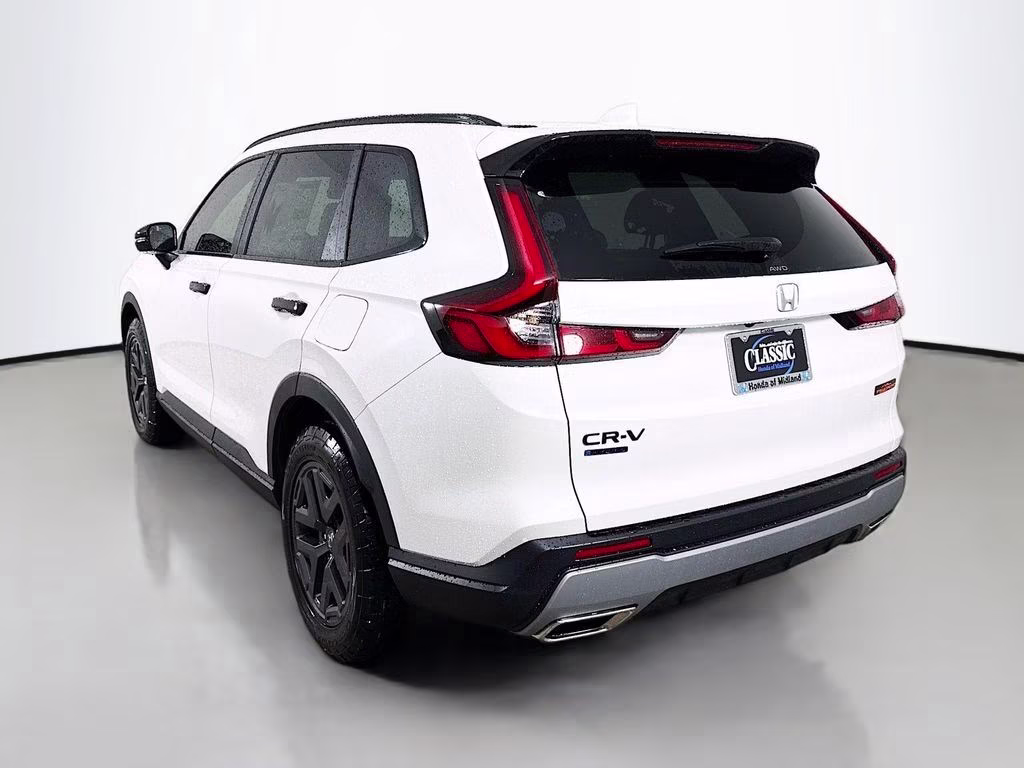 2026 Platinum White Pearl Honda CR-V Hybrid TrailSport AWD SUV