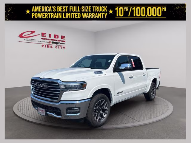 2026 Bright White Clearcoat Ram 1500 Laramie 4X4 Truck