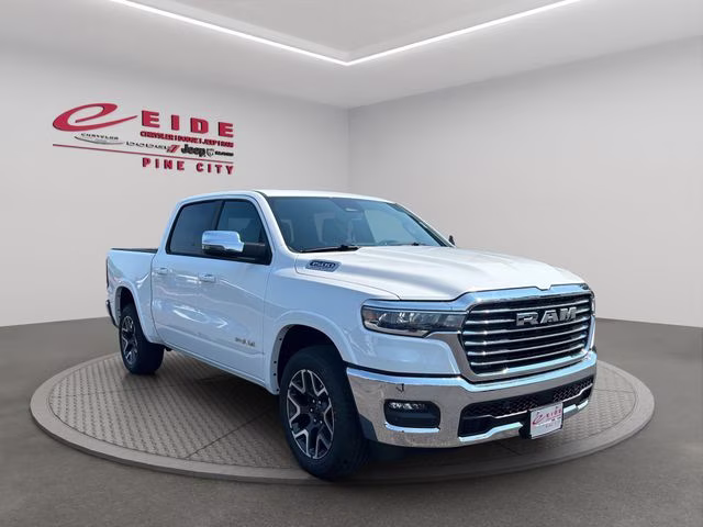 2026 Bright White Clearcoat Ram 1500 Laramie 4X4 Truck