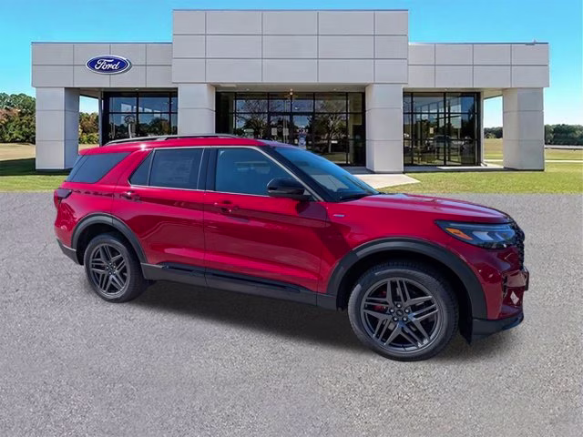 2026 Red Metallic Ford Explorer ST-Line 4X4 SUV