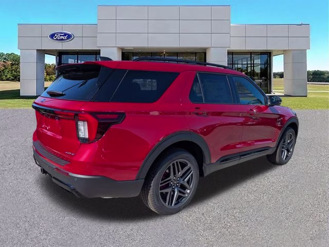 2026 Red Metallic Ford Explorer ST-Line 4X4 SUV