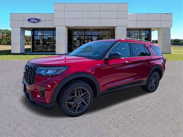 2026 Red Metallic Ford Explorer ST-Line 4X4 SUV