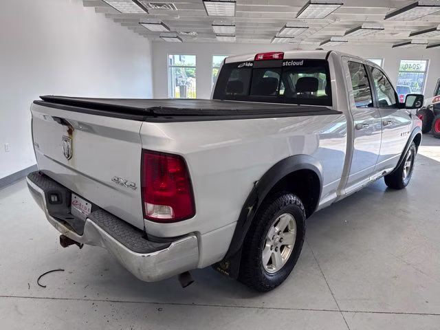 2010 Bright Silver Metallic Clearcoat Dodge 1500 SLT 4X4 Truck