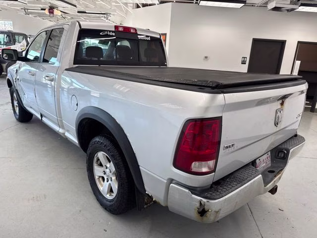 2010 Bright Silver Metallic Clearcoat Dodge 1500 SLT 4X4 Truck