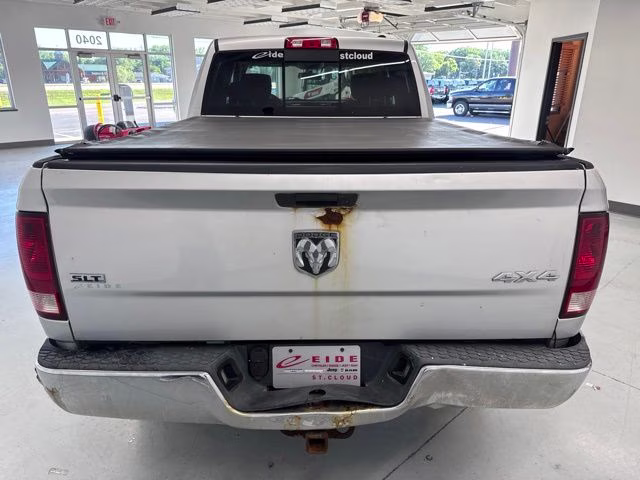 2010 Bright Silver Metallic Clearcoat Dodge 1500 SLT 4X4 Truck