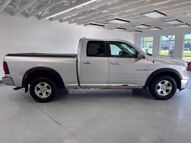 2010 Bright Silver Metallic Clearcoat Dodge 1500 SLT 4X4 Truck