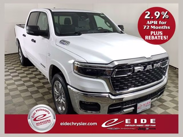2026 Bright White Clearcoat Ram 1500 Big Horn 4X4 Truck