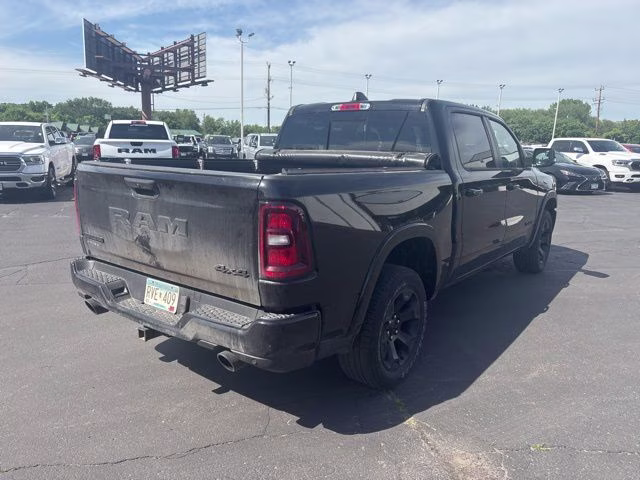 2025 Diamond Black Crystal Pearlcoat Ram 1500 Big Horn 4X4 Truck