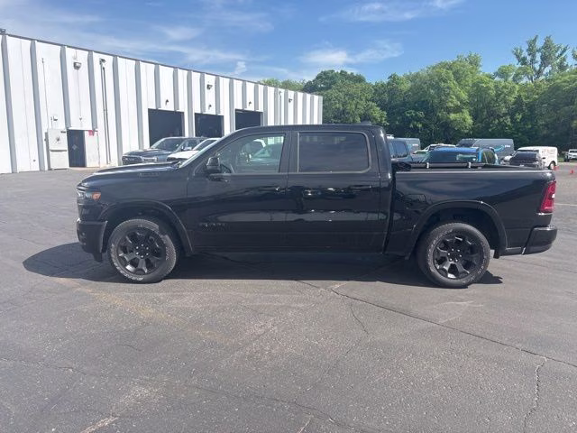 2025 Diamond Black Crystal Pearlcoat Ram 1500 Big Horn 4X4 Truck