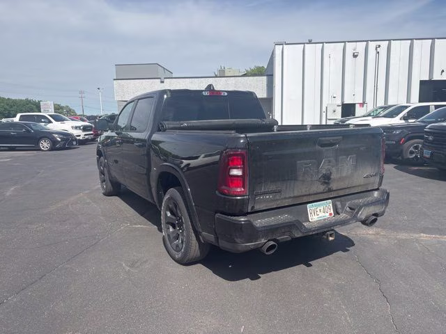 2025 Diamond Black Crystal Pearlcoat Ram 1500 Big Horn 4X4 Truck