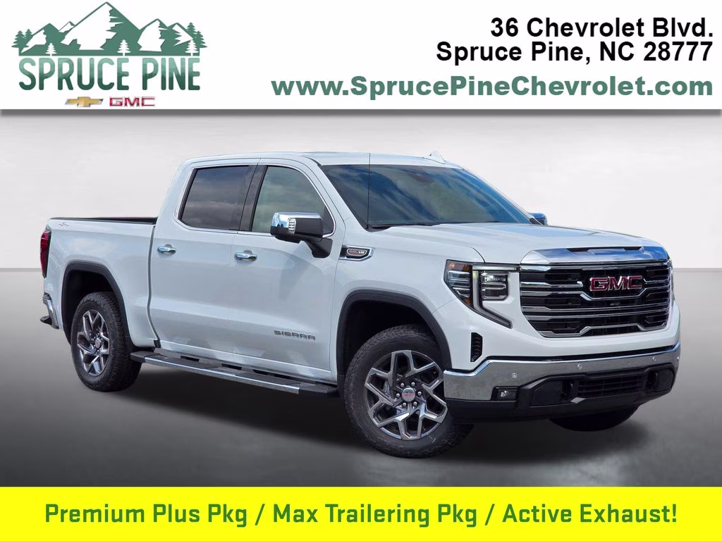 2026 Summit White GMC Sierra 1500 SLT 4X4 Truck