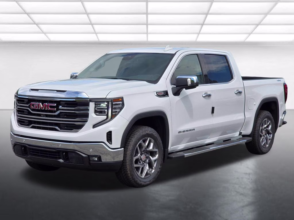 2026 Summit White GMC Sierra 1500 SLT 4X4 Truck