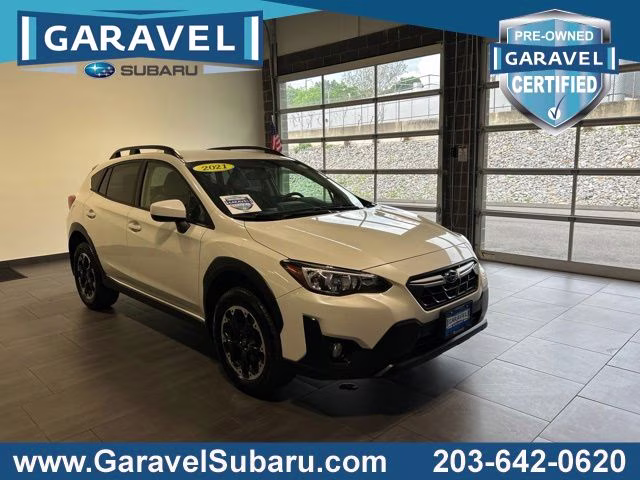 2021 Crystal White Pearl Subaru Crosstrek Premium AWD SUV