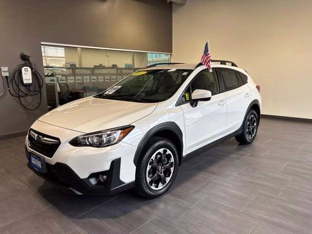 2021 Crystal White Pearl Subaru Crosstrek Premium AWD SUV