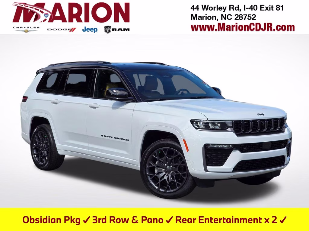 2026 Bright White Clearcoat Jeep Grand Cherokee L Summit 4X4 SUV