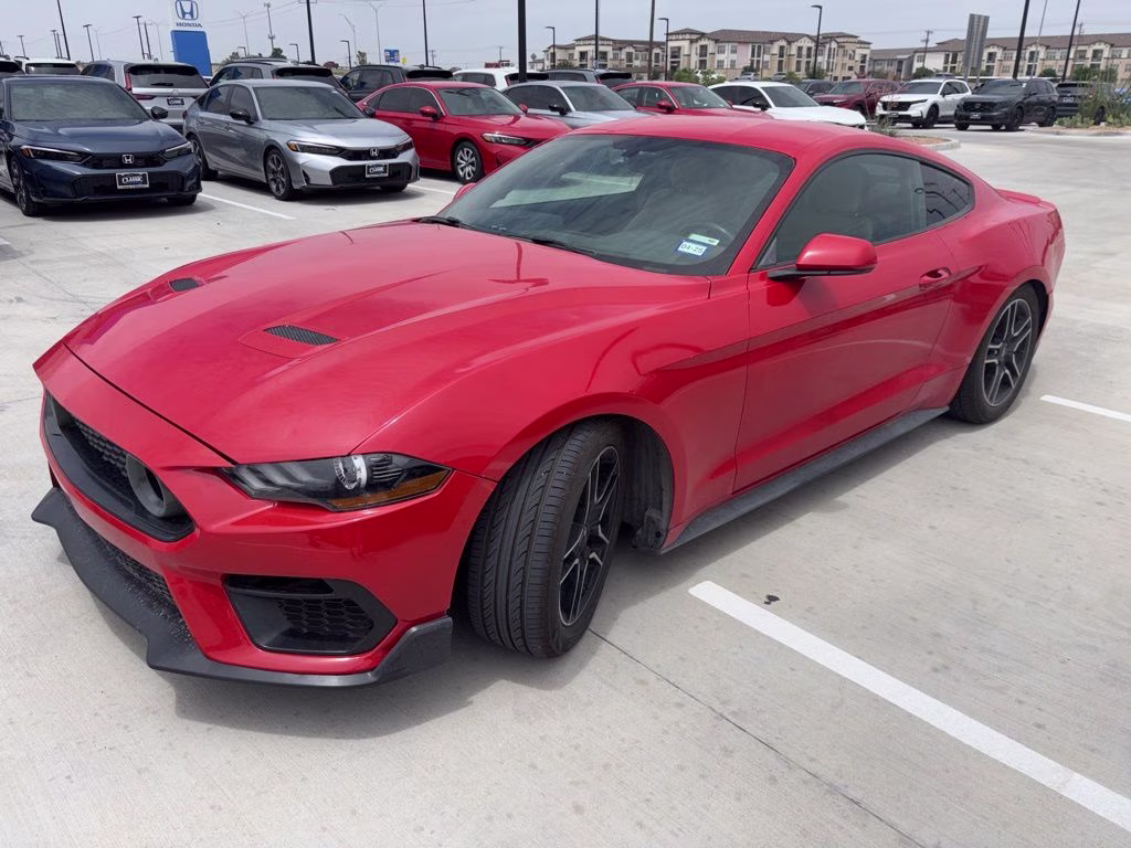 2018 Race Red Ford Mustang EcoBoost Premium RWD Coupe