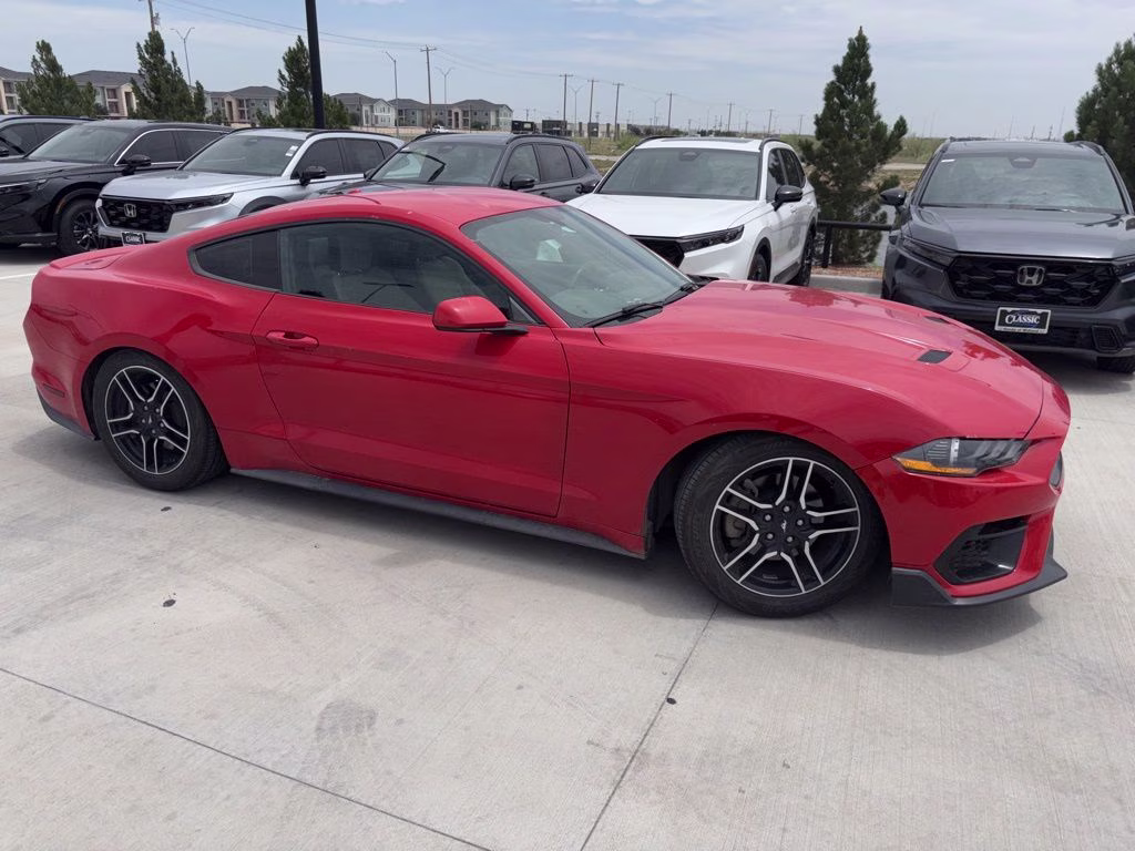 2018 Race Red Ford Mustang EcoBoost Premium RWD Coupe