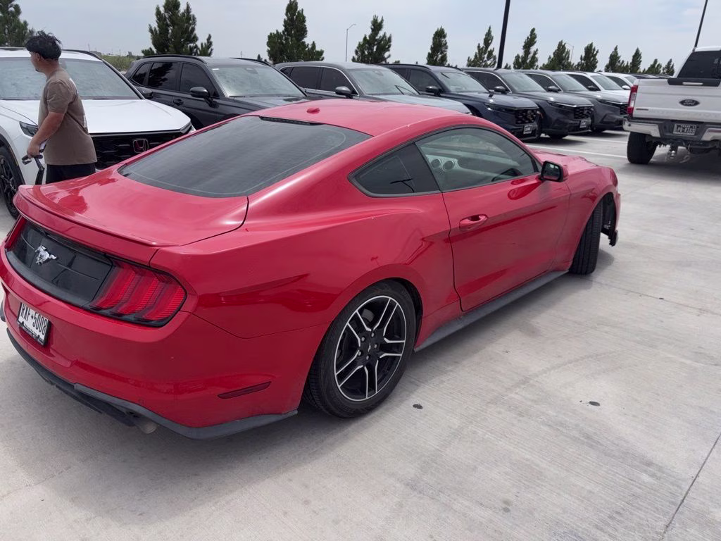 2018 Race Red Ford Mustang EcoBoost Premium RWD Coupe