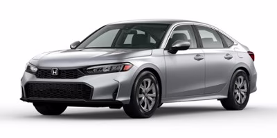 2026 Pacific Blue Metallic Honda Civic LX FWD Sedan