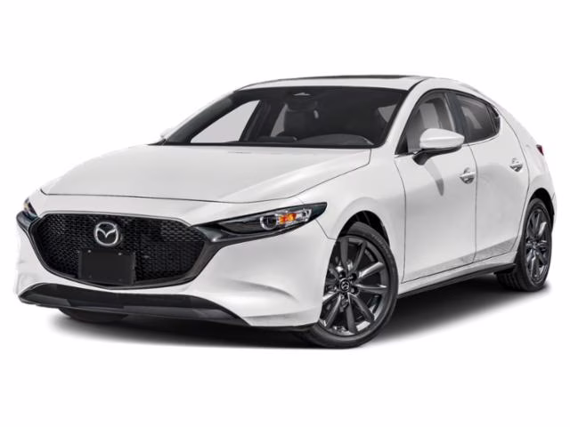 2025 Snowflake White Pearl Mica Mazda Mazda3 Hatchback 2.5 S Preferred FWD