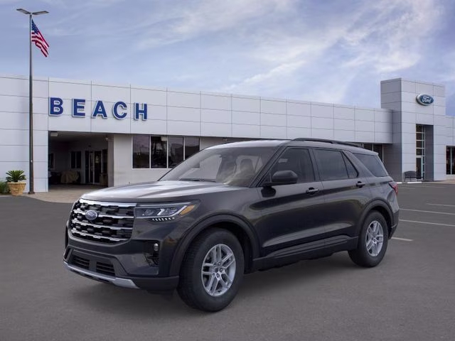 2026 Agate Black Metallic Ford Explorer Active RWD SUV