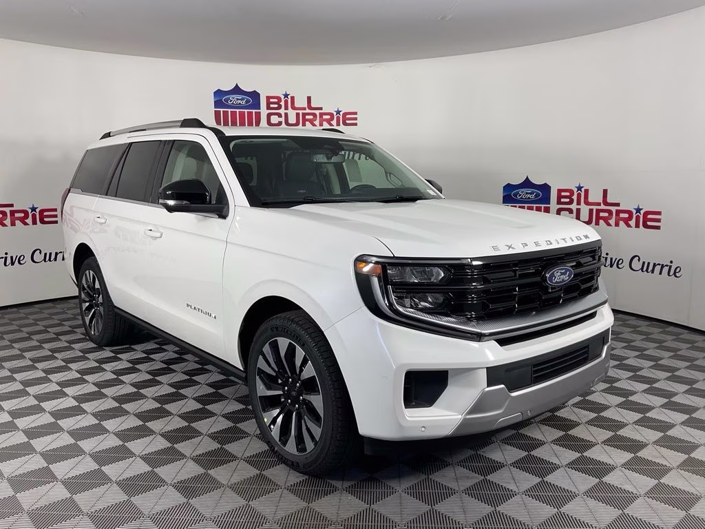 2026 White Metallic Ford Expedition Platinum 4X4 SUV
