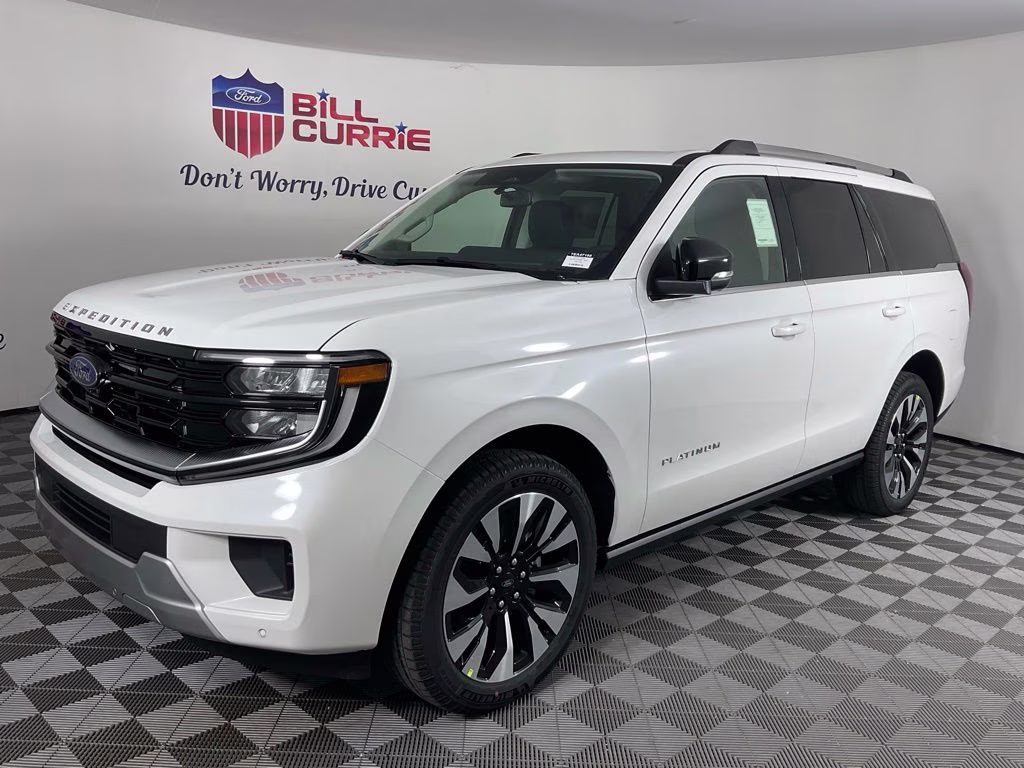 2026 White Metallic Ford Expedition Platinum 4X4 SUV