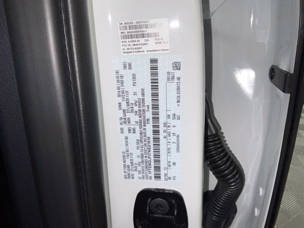 2026 Oxford White Ford F-150 STX 4X4 Truck