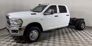 2023 Bright White Clearcoat Ram 3500 SLT 4X4 Truck