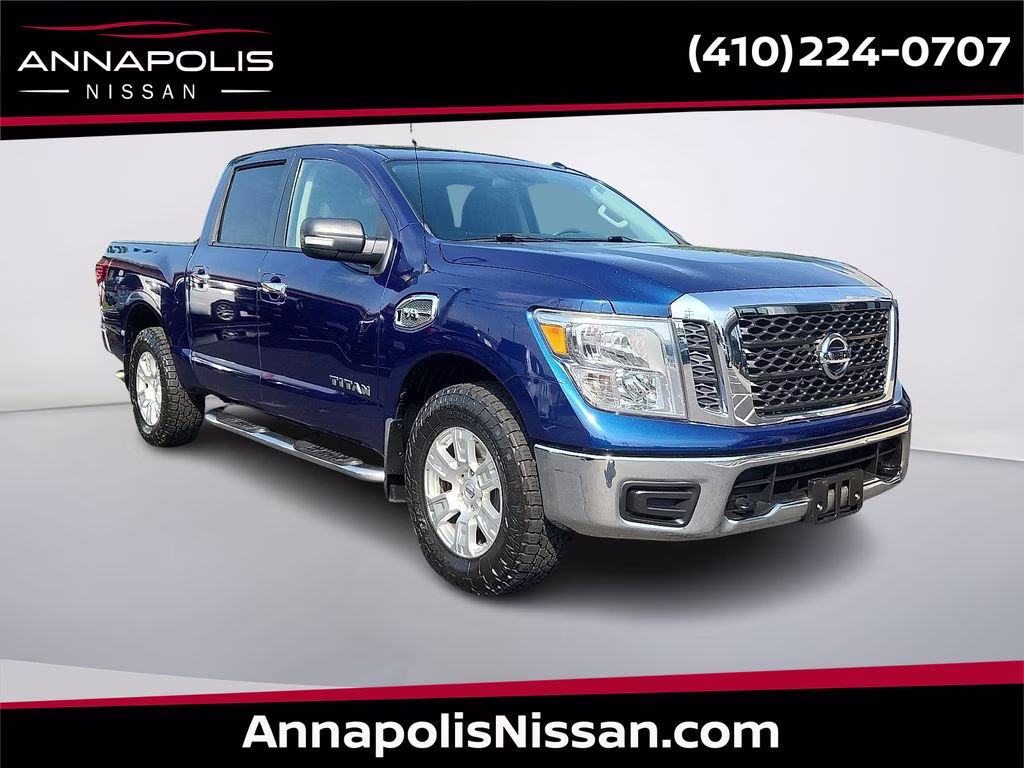 2017 Deep Blue Pearl Nissan Titan SV 4X4 Truck
