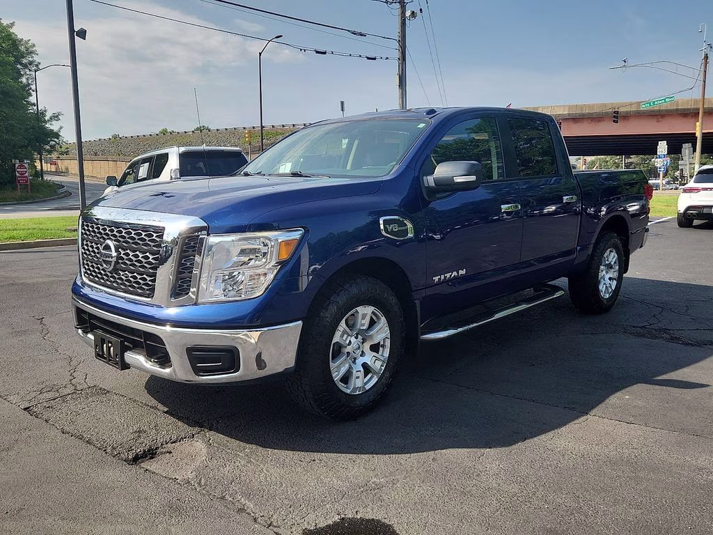 2017 Deep Blue Pearl Nissan Titan SV 4X4 Truck