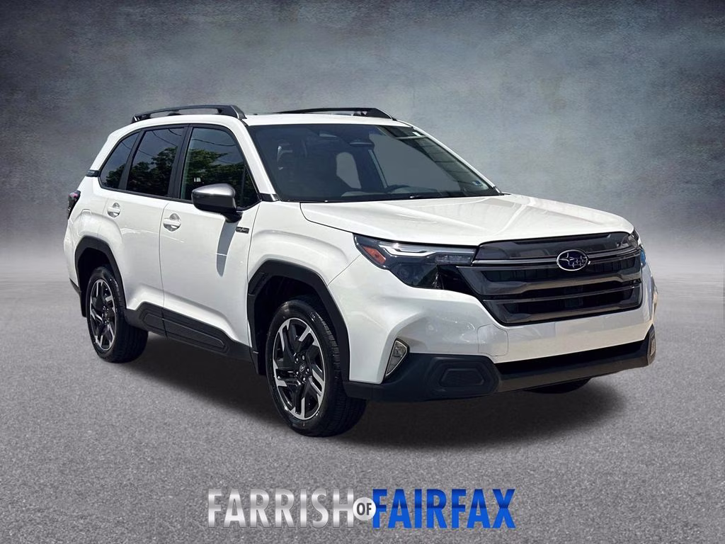 2026 Crystal White Pearl Subaru Forester Premium Hybrid AWD SUV