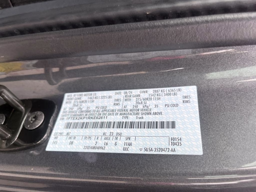 2024 Gray Metallic Ford F-150 STX RWD Truck