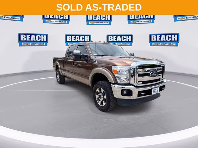 2011 Pale Adobe Metallic Ford Super Duty F-250 SRW Lariat 4X4 Truck