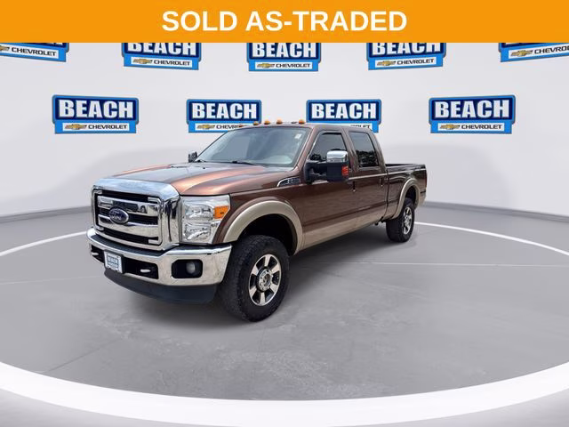 2011 Pale Adobe Metallic Ford Super Duty F-250 SRW Lariat 4X4 Truck