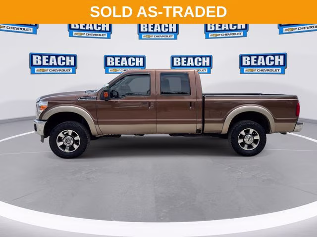2011 Pale Adobe Metallic Ford Super Duty F-250 SRW Lariat 4X4 Truck