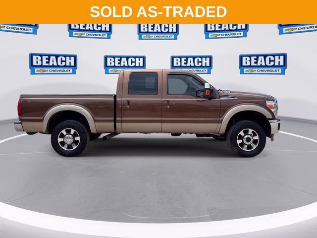 2011 Pale Adobe Metallic Ford Super Duty F-250 SRW Lariat 4X4 Truck