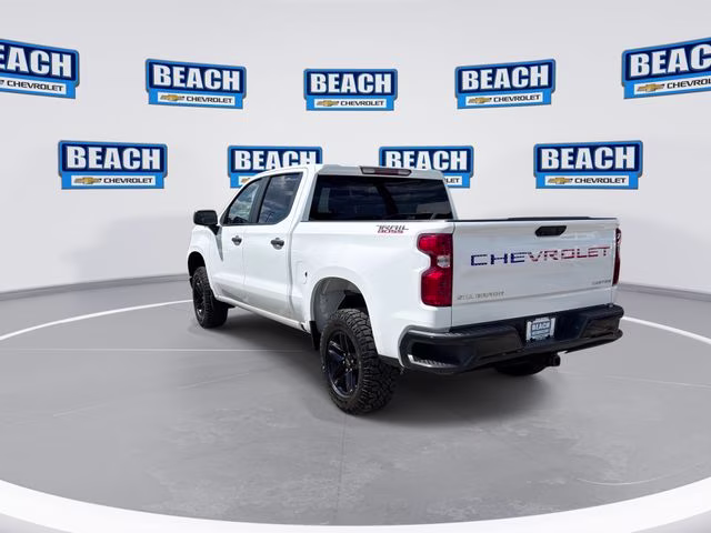 2023 Summit White Chevrolet Silverado 1500 Custom Trail Boss 4X4 Truck