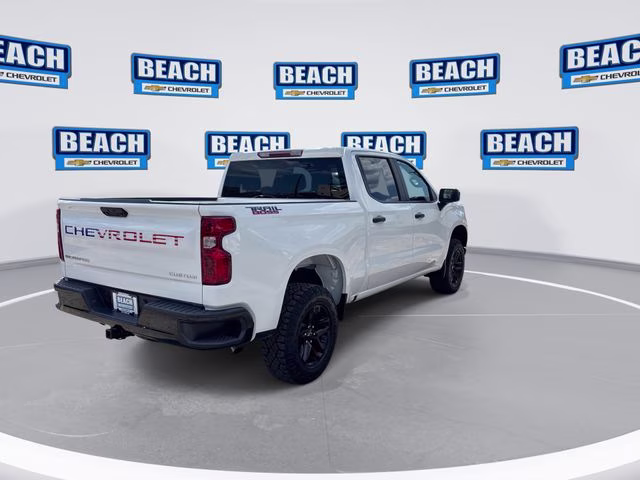 2023 Summit White Chevrolet Silverado 1500 Custom Trail Boss 4X4 Truck