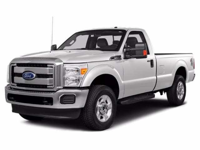 2015 White Ford Super Duty F-250 SRW XL RWD Truck