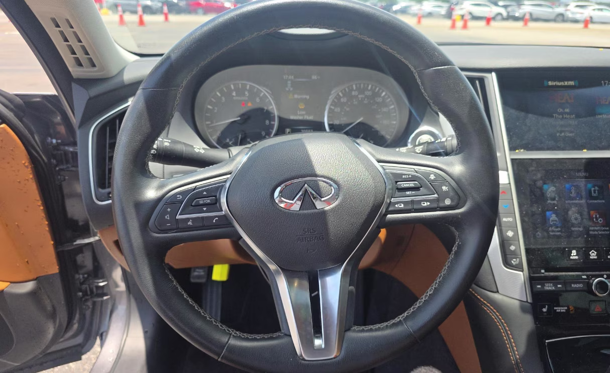 2023 Graphite Shadow INFINITI Q50 LUXE RWD Sedan