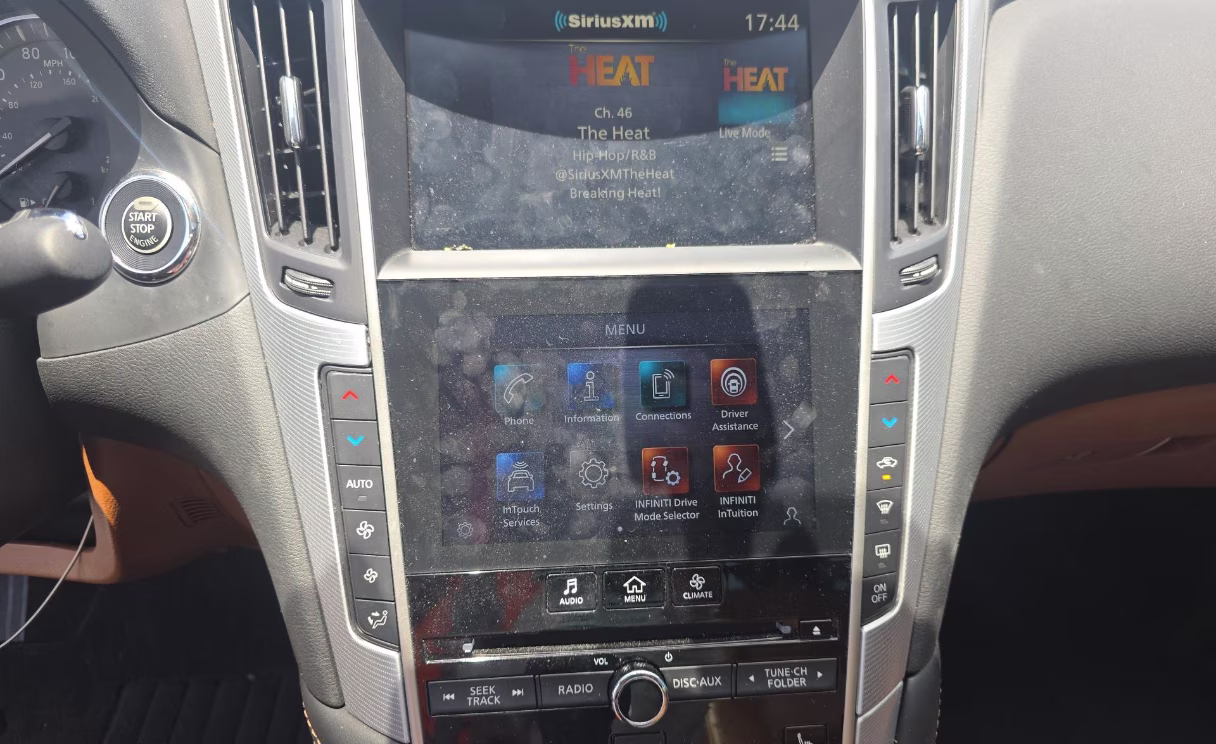 2023 Graphite Shadow INFINITI Q50 LUXE RWD Sedan