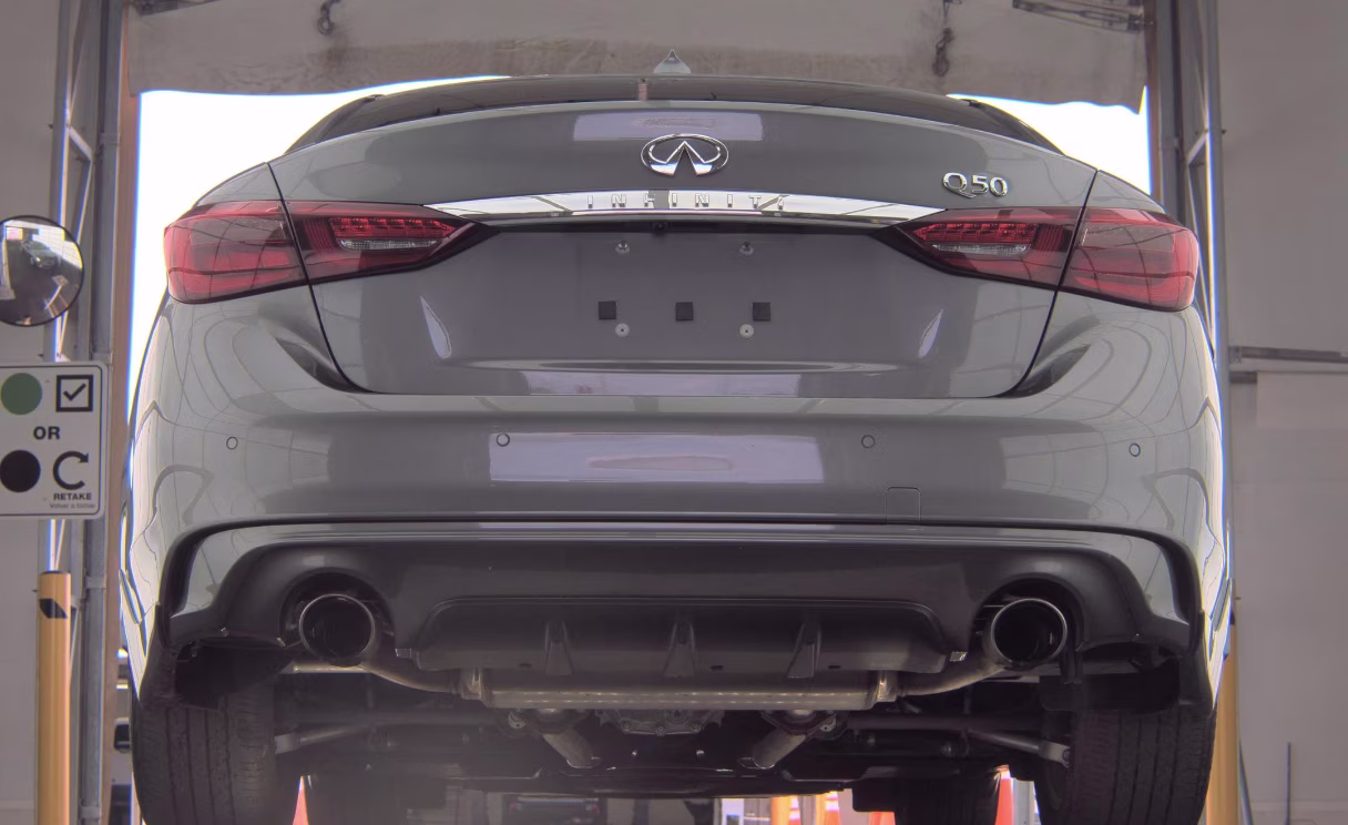 2023 Graphite Shadow INFINITI Q50 LUXE RWD Sedan