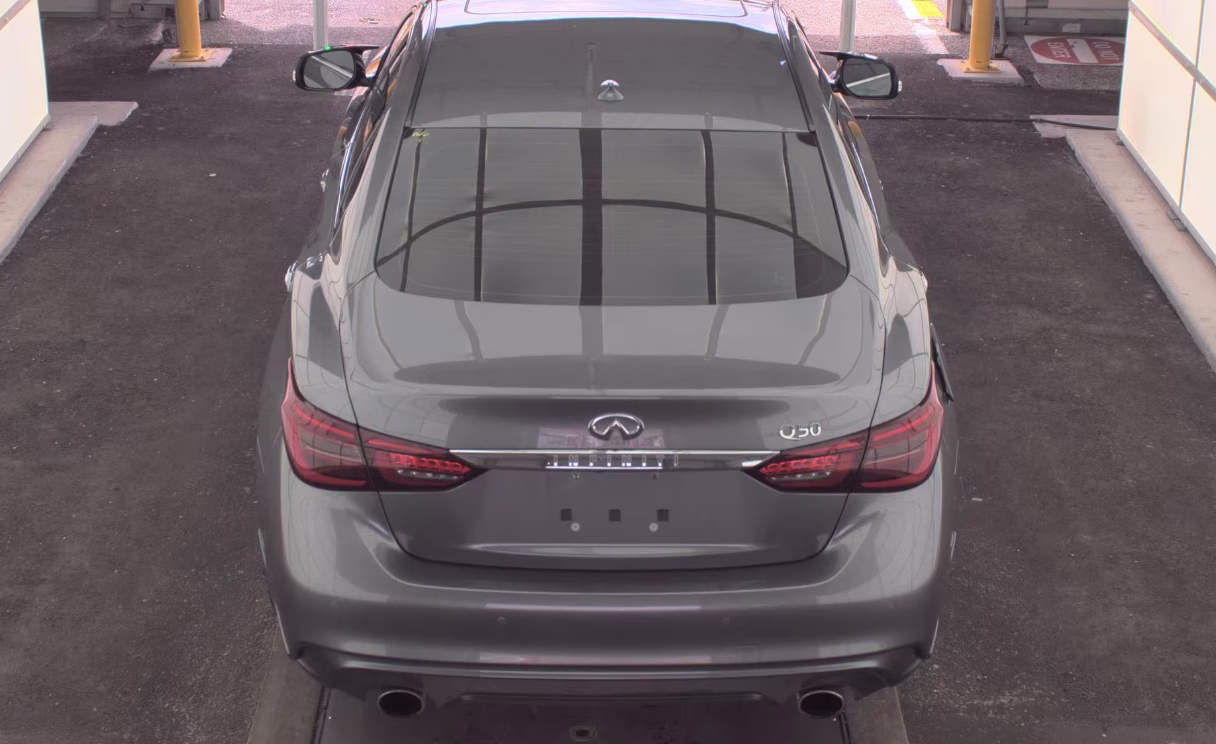 2023 Graphite Shadow INFINITI Q50 LUXE RWD Sedan