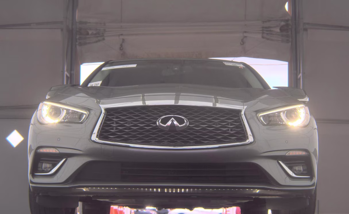 2023 Graphite Shadow INFINITI Q50 LUXE RWD Sedan