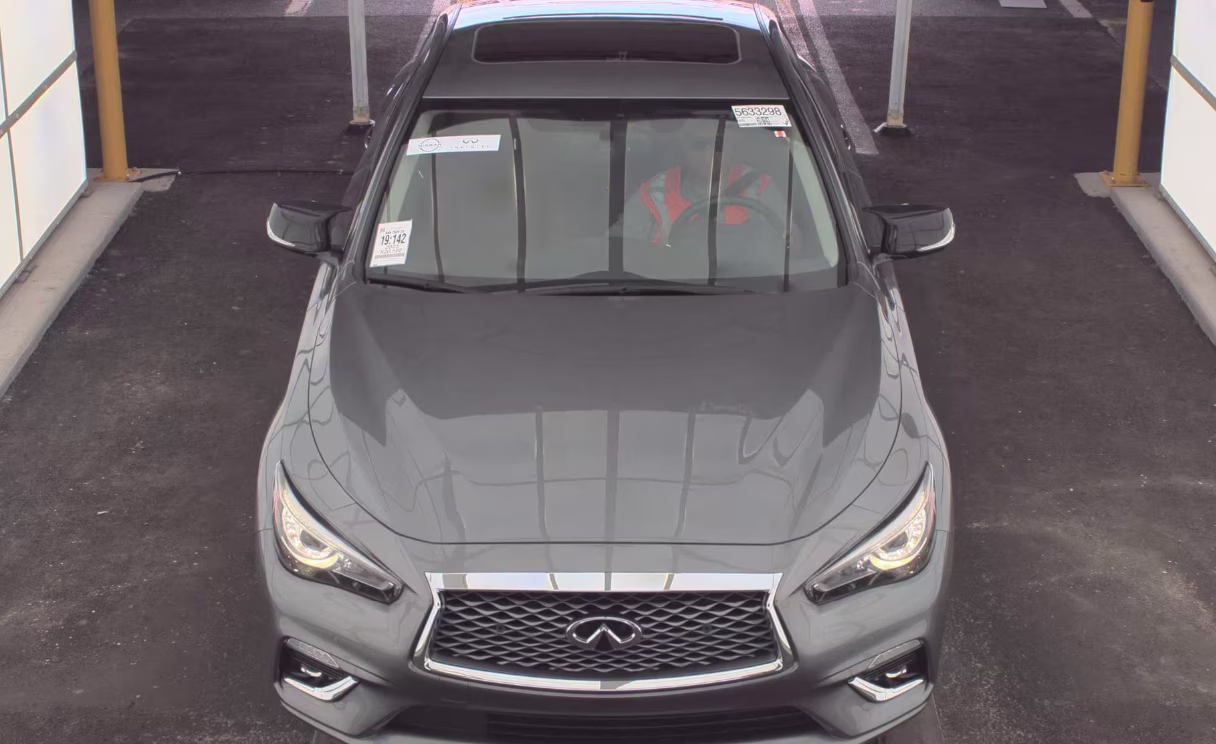 2023 Graphite Shadow INFINITI Q50 LUXE RWD Sedan