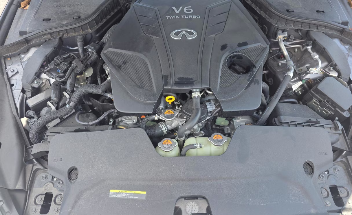 2023 Graphite Shadow INFINITI Q50 LUXE RWD Sedan