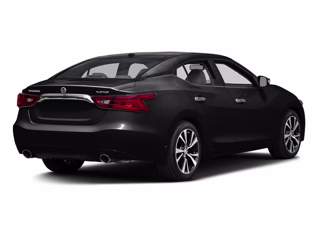 2017 Super Black Nissan Maxima Platinum FWD Sedan
